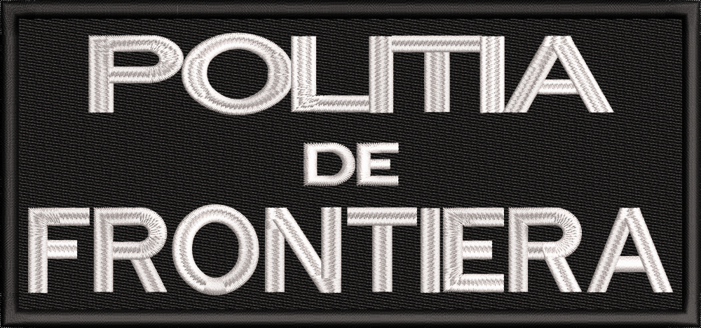 EMBLEMA POLITIA DE FRONTIERA SPATE 24X8CM